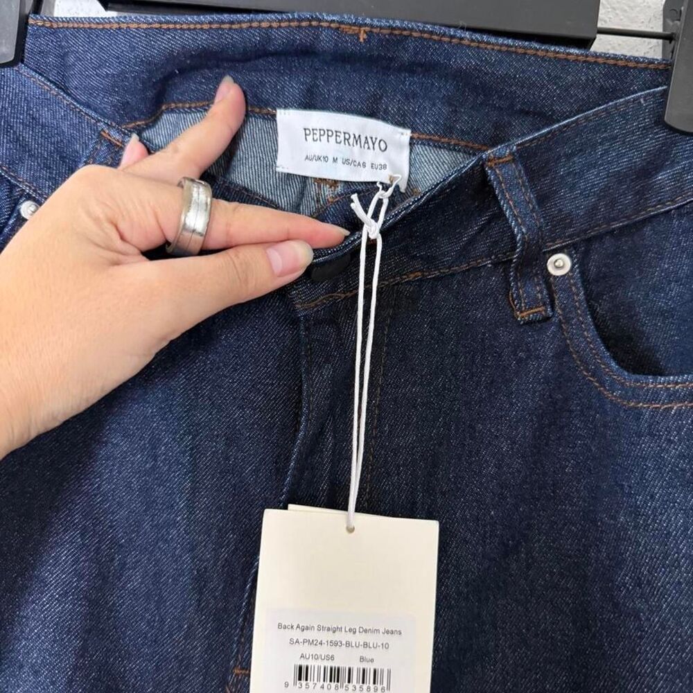 Peppermayo Women's Navy and Blue Jeans - Picture 4 of 8